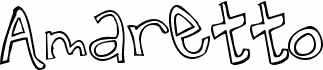 Preview of the Amaretto  Sour font