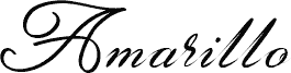 Amarillo regular script
