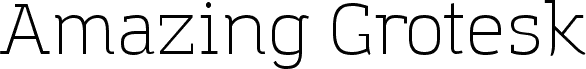 Amazing Grotesk Light