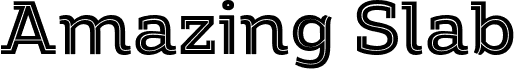 Amazing Slab Trial Inline Bold