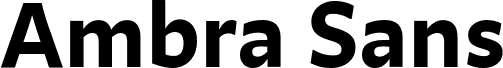Ambra Sans Text Trial Bold