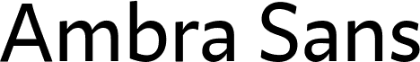 Ambra Sans Text Trial Regular