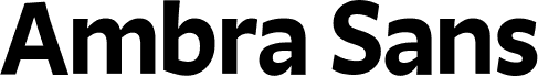 Ambra Sans Trial Bold