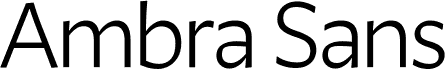 Ambra Sans Trial Book