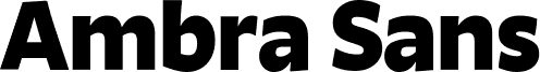Ambra Sans Trial Extrabold