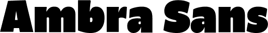 Ambra Sans Trial Heavy