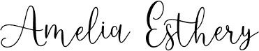 Amelia Esthery Script
