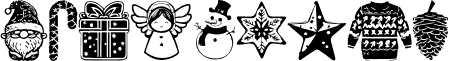 American Christmas Symbols Regular