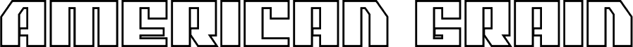 American Grain Bold Outline