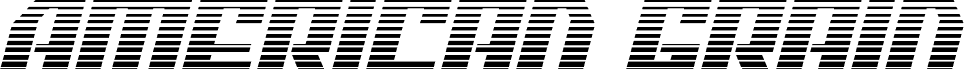 American Grain Gradient Italic
