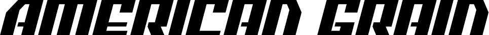 American Grain Italic