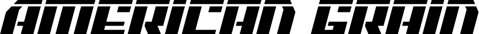 American Grain Laser Italic
