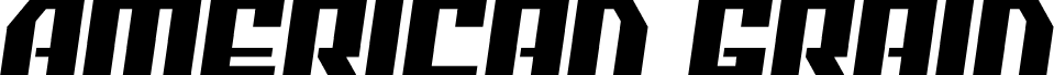 American Grain Semi-Italic