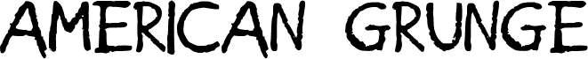 American_Grunge 字体预览