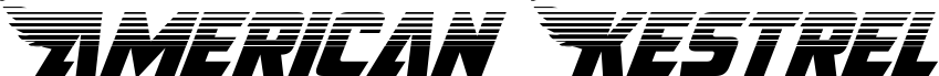 Preview of the American Kestrel Halftone font