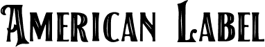 American Label Strip