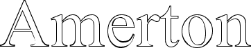 Preview of the Amerton Outline font