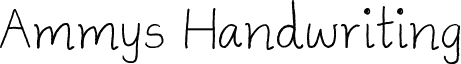Ammys Handwriting
