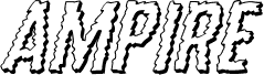 Náhled písma Ampire 3D Italic