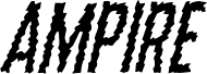 Náhled písma Ampire Condensed Italic