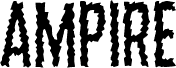 Náhled písma Ampire Condensed