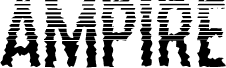 Náhled písma Ampire Halftone