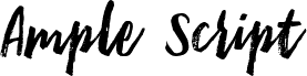 Ample Script Regular