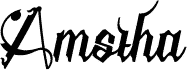 AMSTHA ITALIC Italic