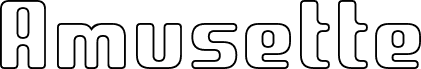 Amusette Outline Regular