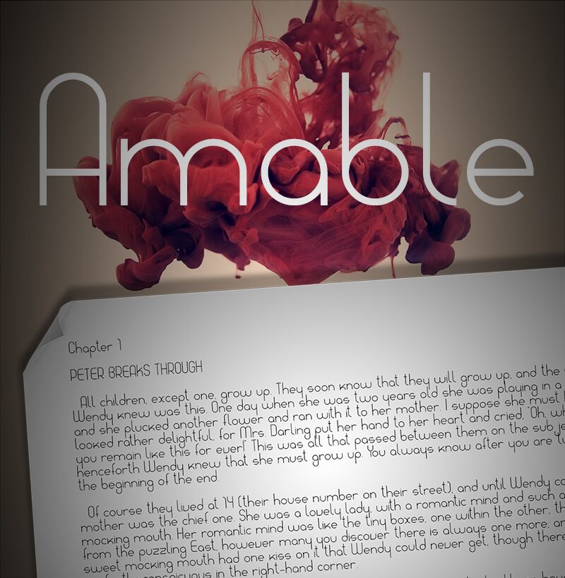Amable Schriftart