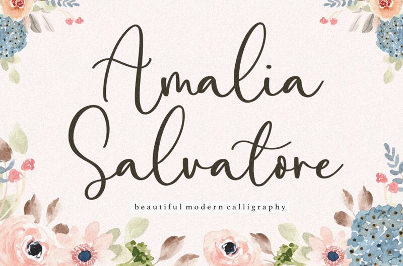 Amalia Salvatore フォント