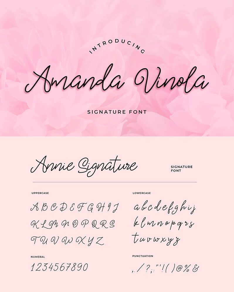 Amanda Vinola الخط 