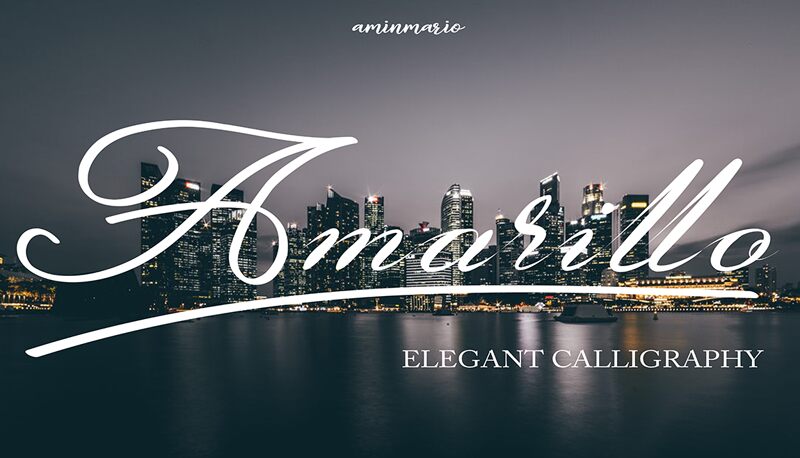 Amarillo Schriftart