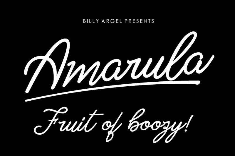 Amarula Schriftart