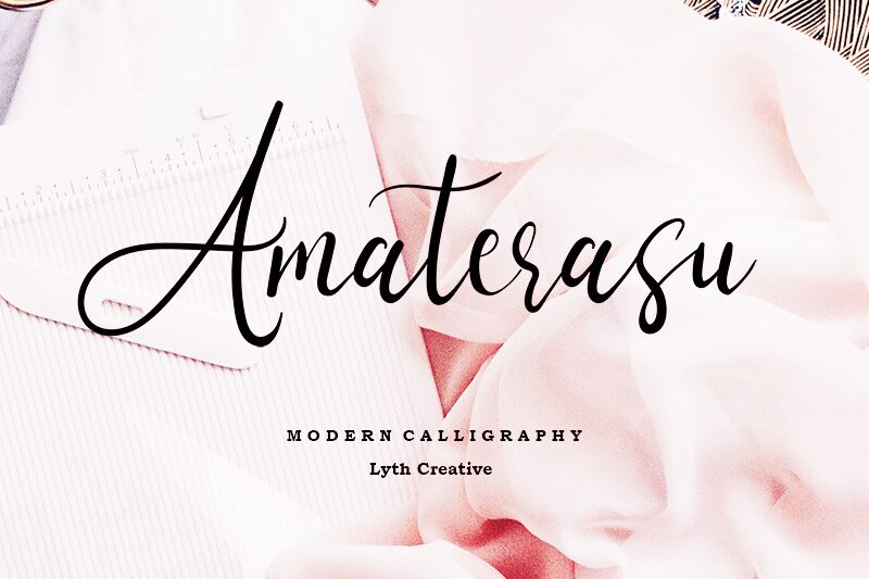 Amaterasu Schriftart