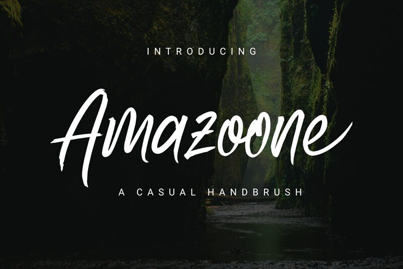 Amazoone Schriftart