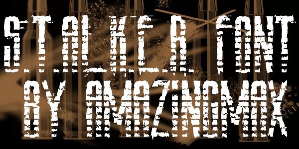 AmazS.T.A.L.K.E.R. Czcionka