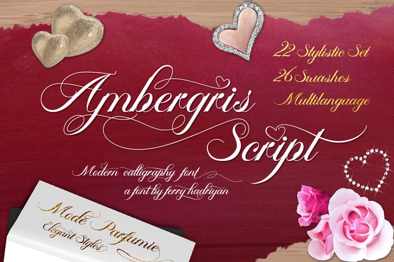 Ambergris Script Font