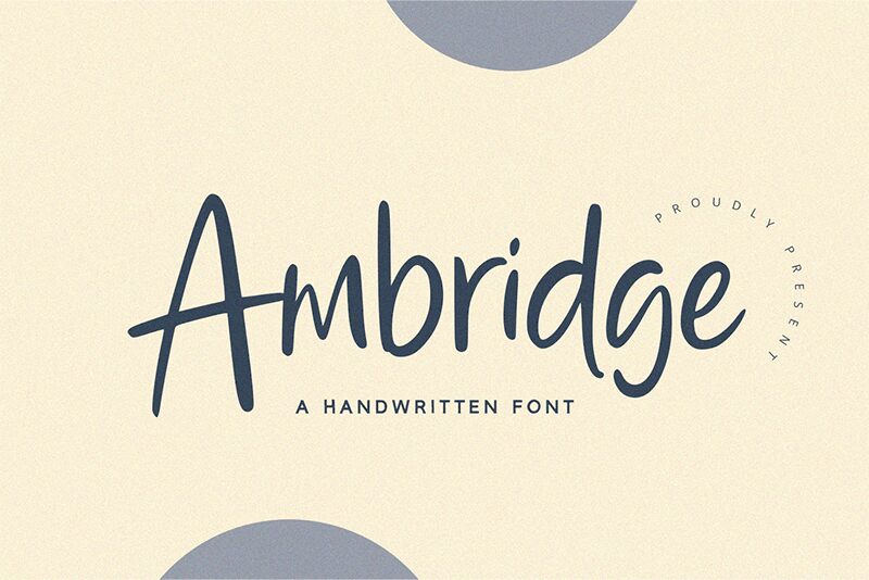 Ambridge 字体