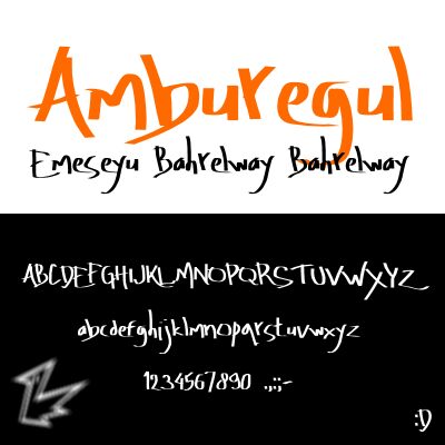 Amburegul 字体