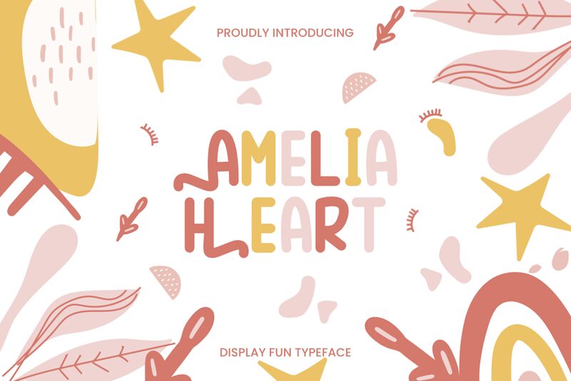 Amelia Heart Schriftart