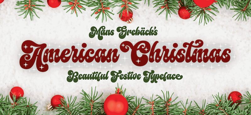 American Christmas Czcionka