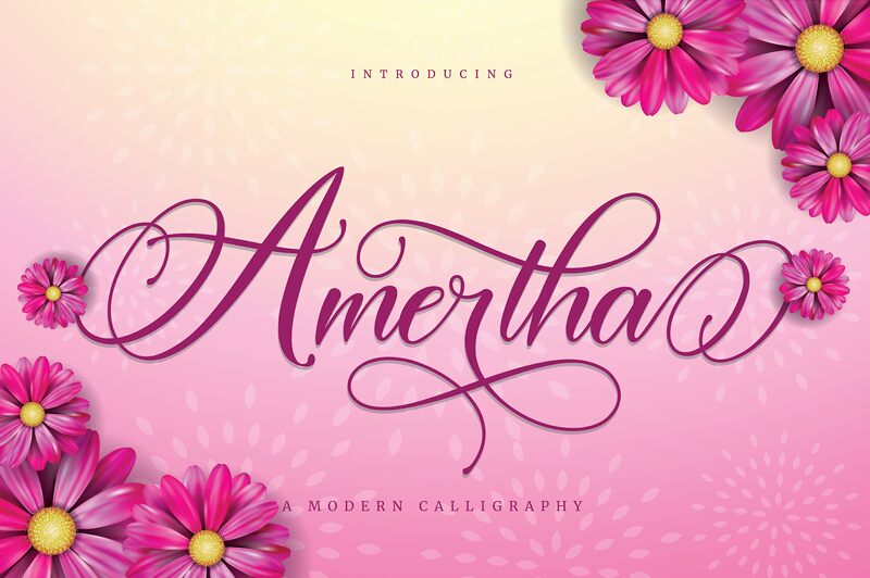Amertha Schriftart