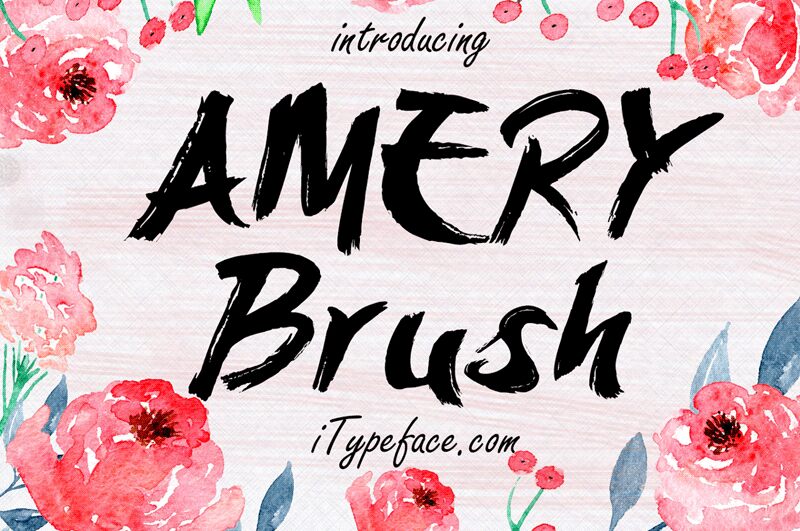 AmeryBrush Schriftart