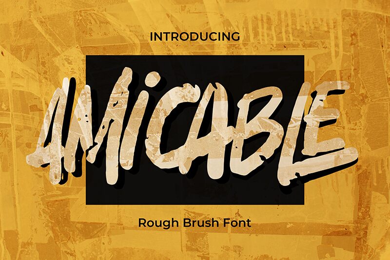 Amicable Schriftart