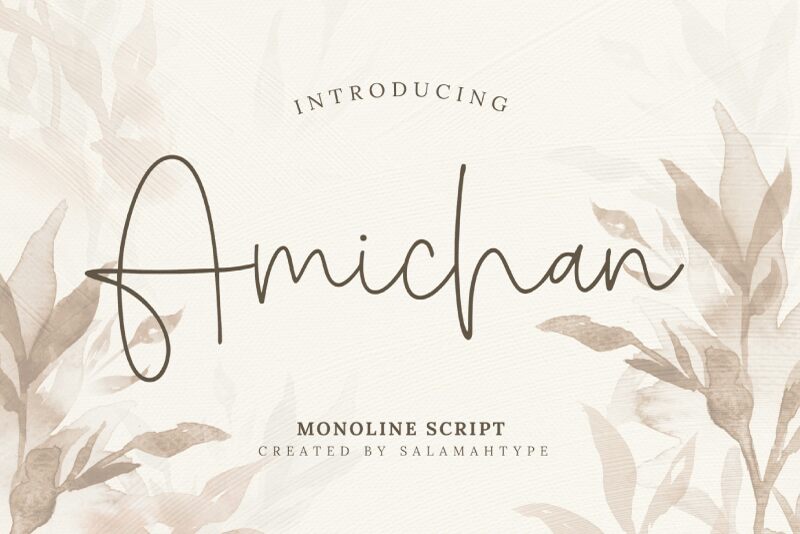 Amichan Schriftart