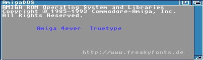 Amiga Forever Schriftart