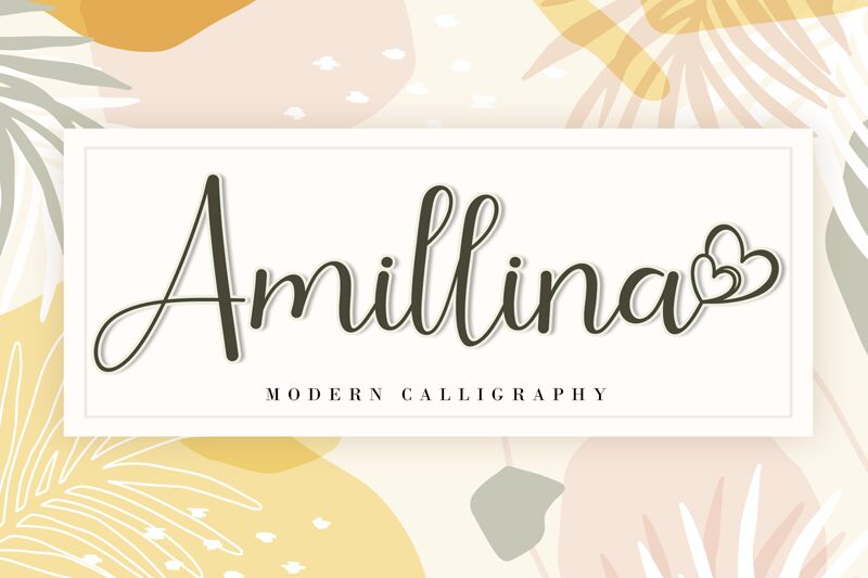 Amillina フォント