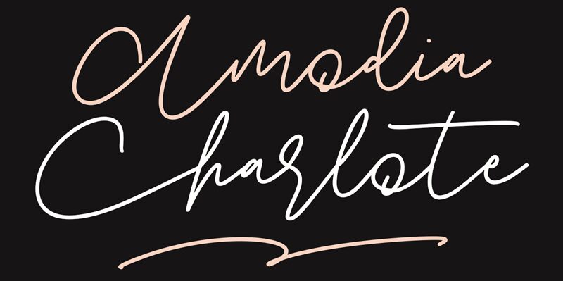 Amodia Charlote الخط