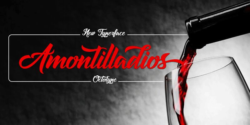 Amontilladios Schriftart